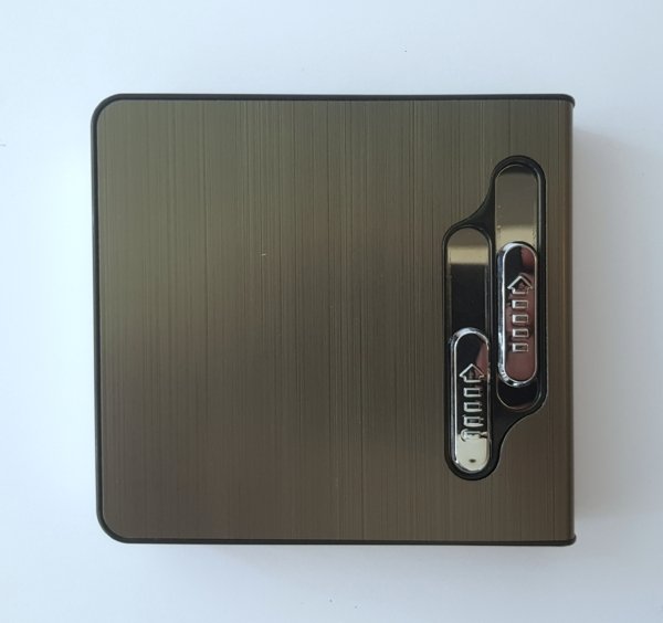 Auto Cigarette Case with USB Lighter