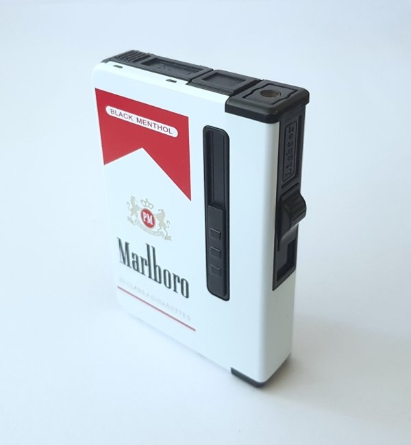 Auto Cigarette Case Double