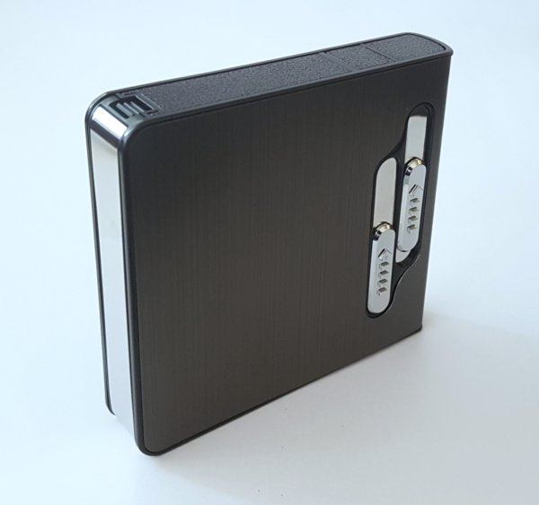 Auto Cigarette Case with USB Lighter - Image 3